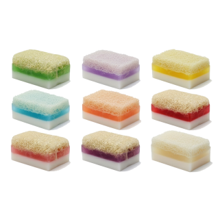 Toptan Kabak Lifli Sabun, 120 Gram, 24 Çeşit